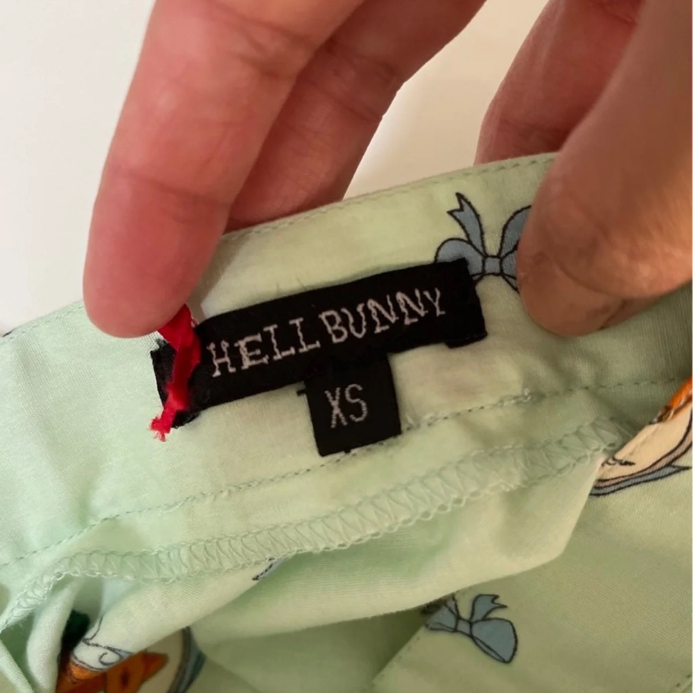 Hell Bunny Rockabilly style fox print skirt - Picture 7 of 7